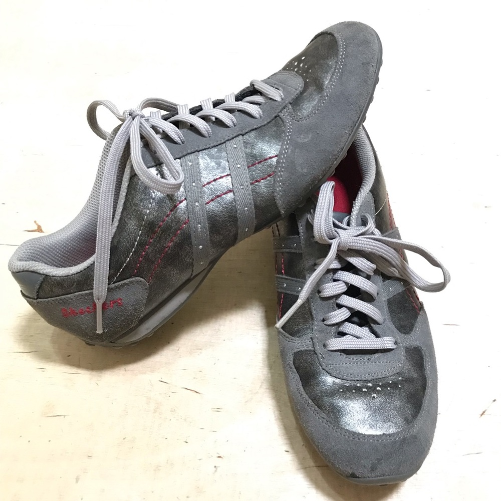 Skechers Gray Athletic Shoes Sneakers Size 7.5